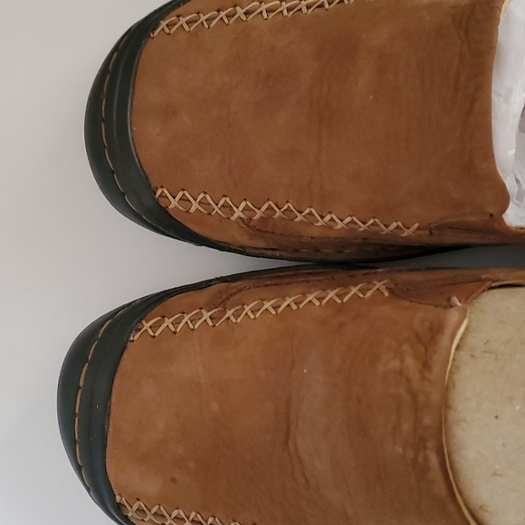 Keen Comfort cushion support mocs Brown leather EUC - Picture 11 of 14